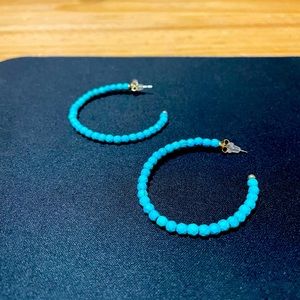 Turquoise western earrings